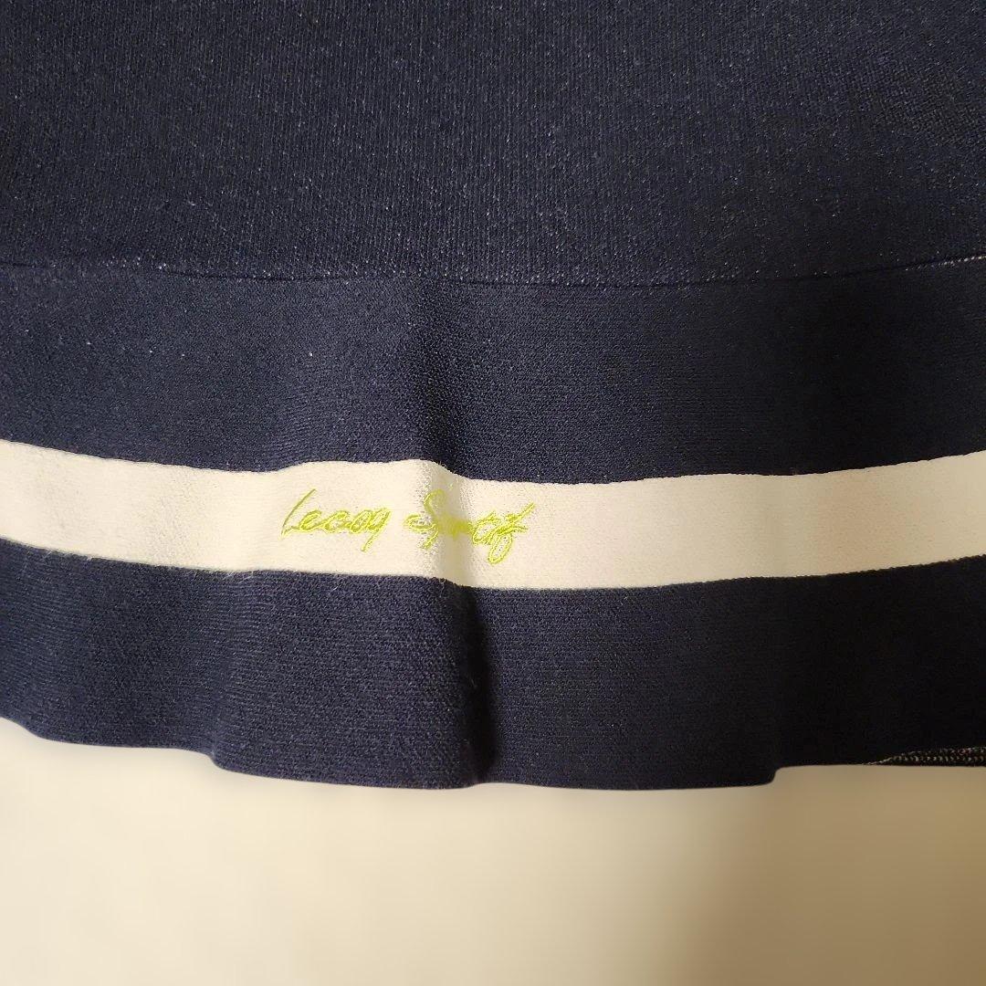 ルコックスポルティフゴルフのネイビーとホワイトのゴルフウェアセットと帽子おまけ