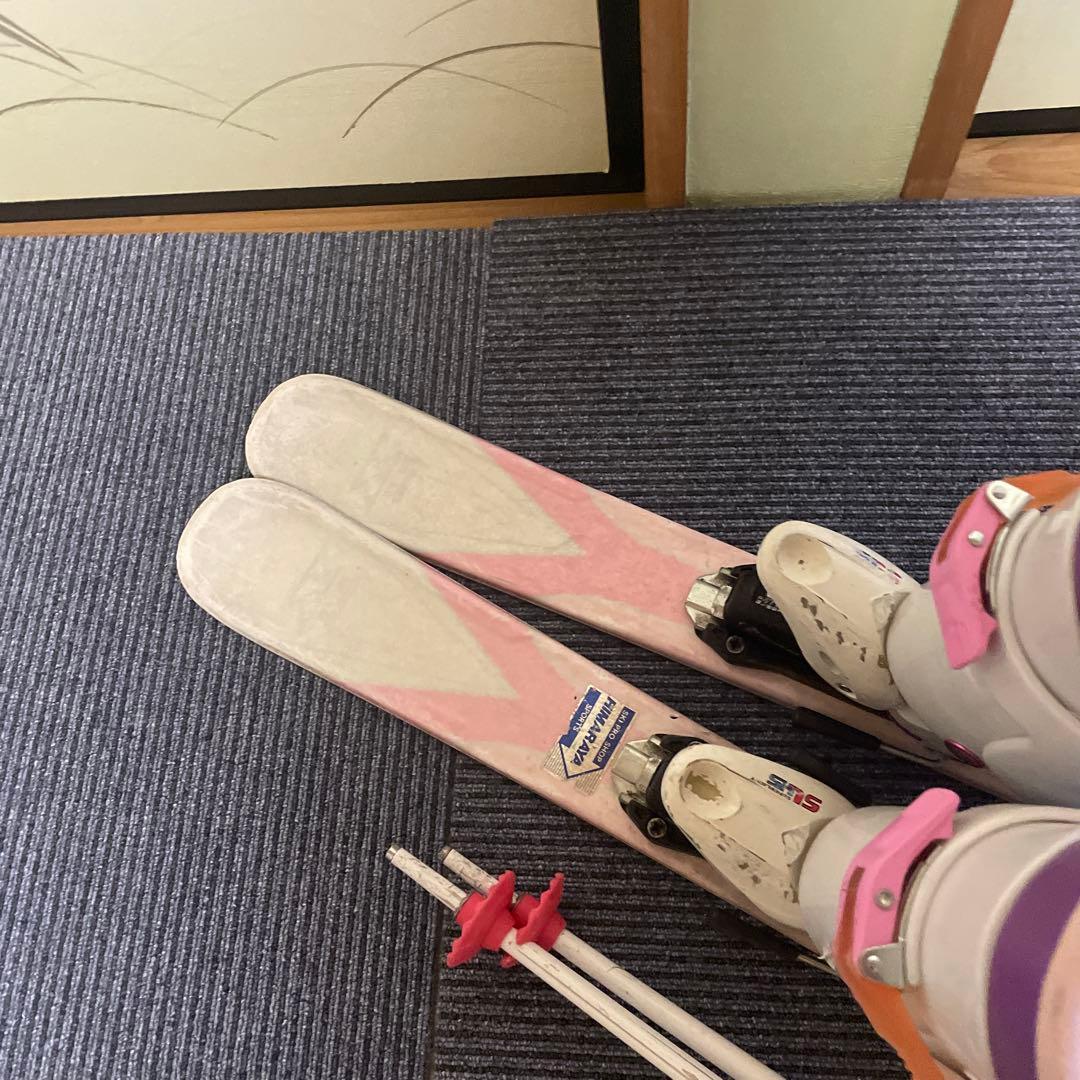 子供用スキーセット　スキーセット　スキー板120 スキーブーツ21-22