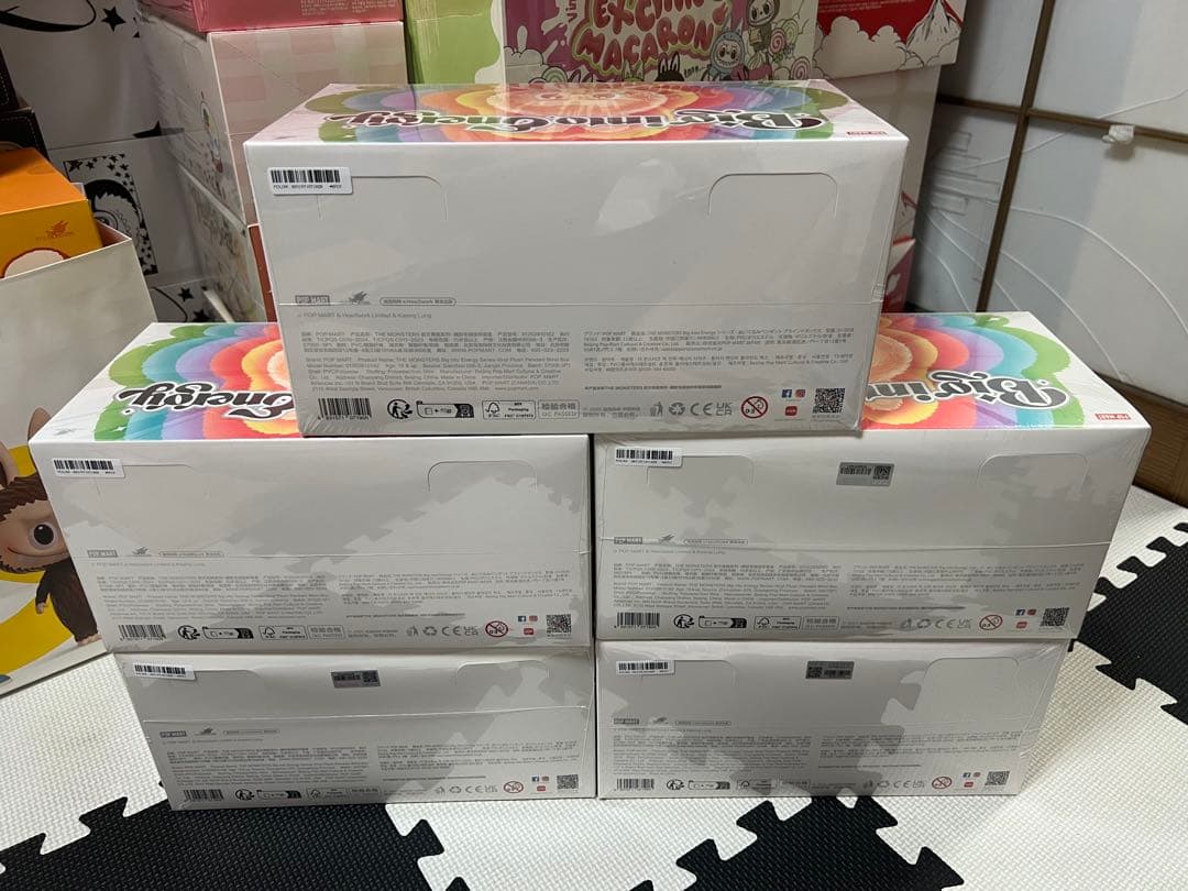 正規品・未開封Labubu Big into Energy アソートボックス5個