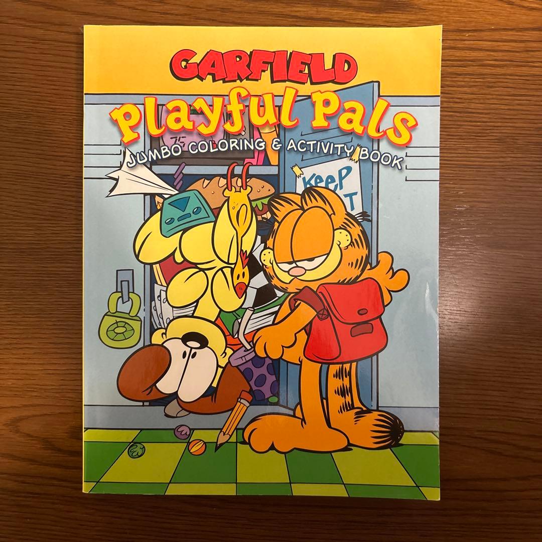 ガーフィールド　ぬりえセット