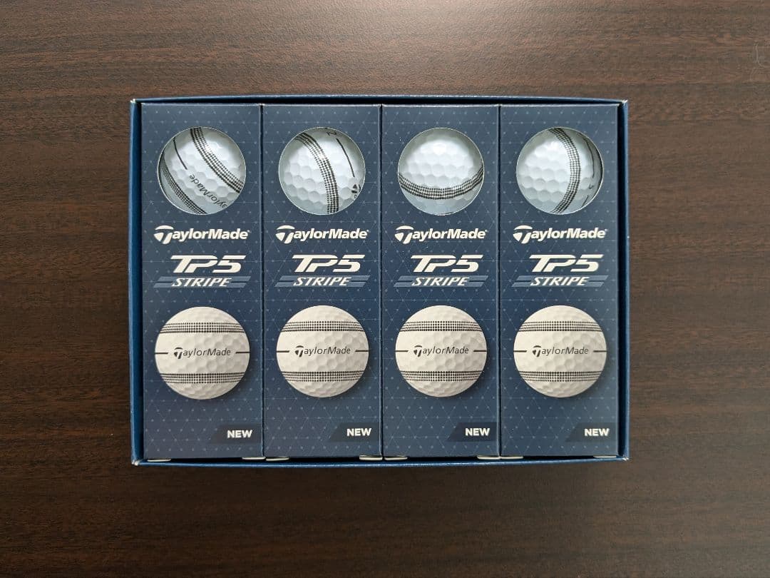 【4ダース48個・未使用・箱付】TP5 STRIPE ストライプ ゴルフボール