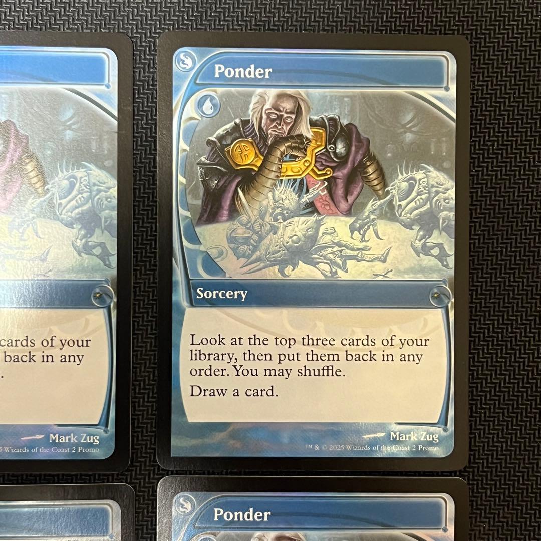 MTG MB2《思案/Ponder》未来予知 英語版foil 4枚セット