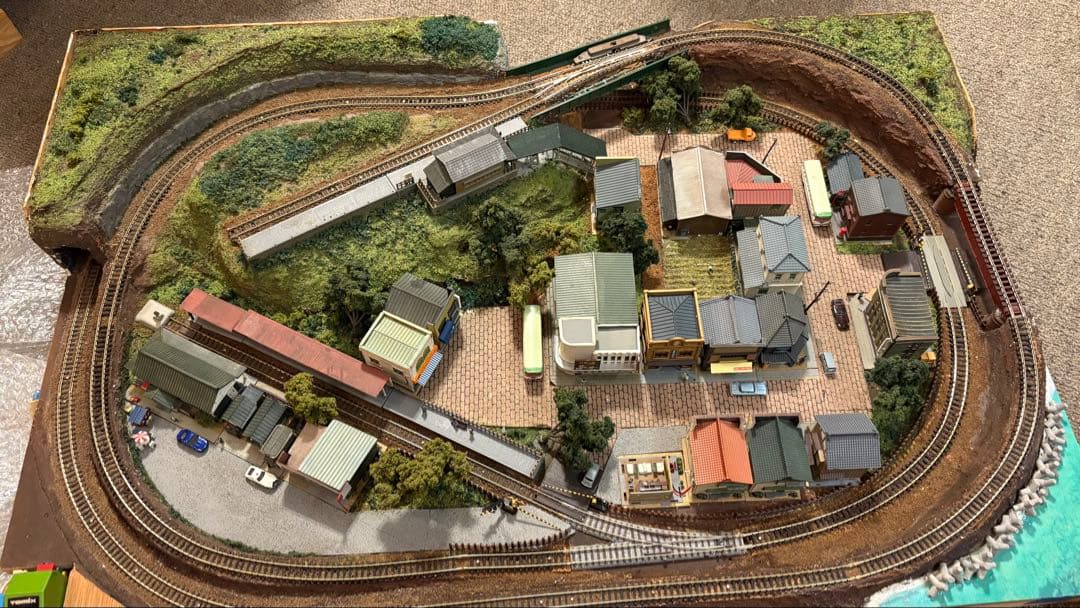 札*く様 Nゲージ 小型ジオラマレイアウト パワーパック付