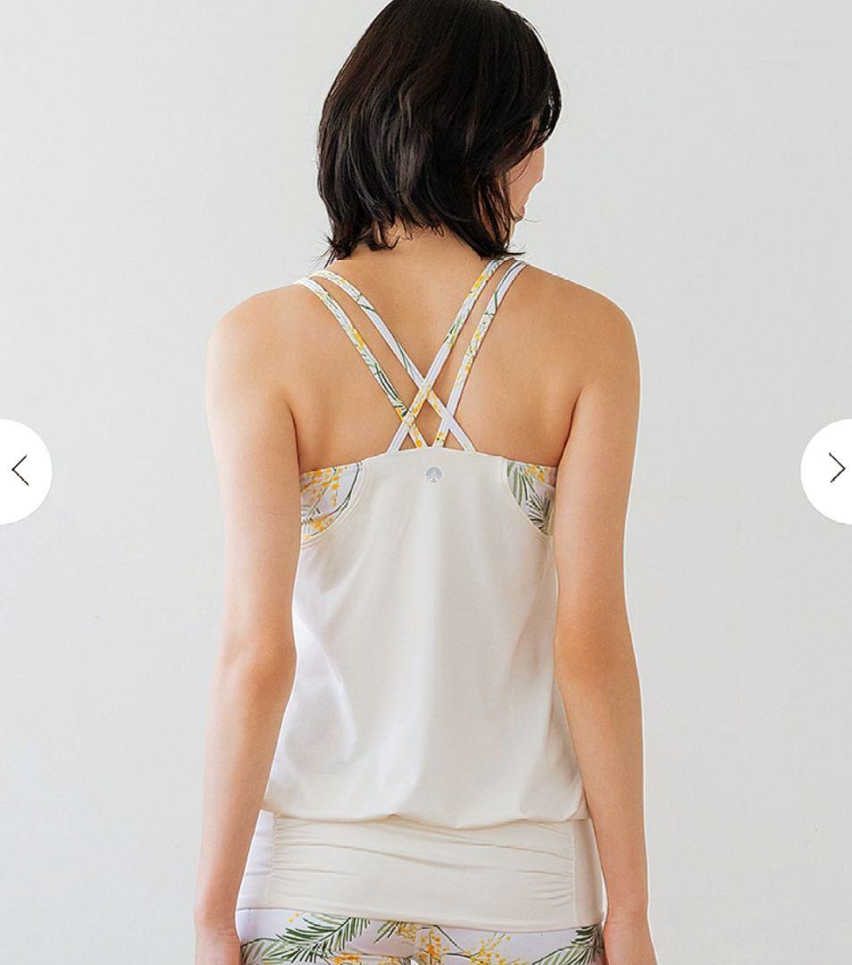 新品【SUKALA】スプリングフラワー カバーキャミソール　ミモザ M