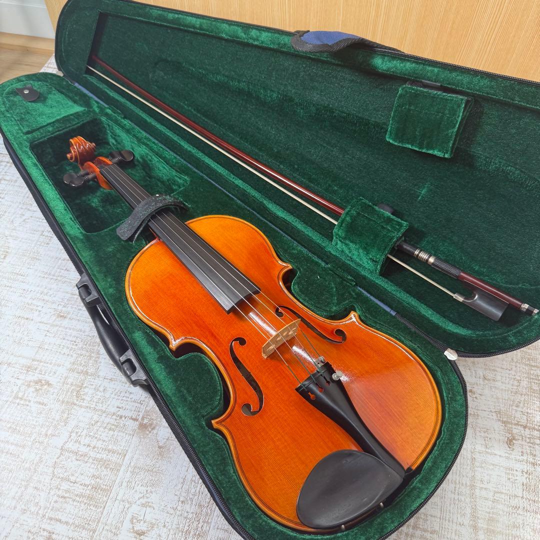 【極美品】SUZUKI NO.540 4/4 バイオリン　1990年　スズキ虎杢