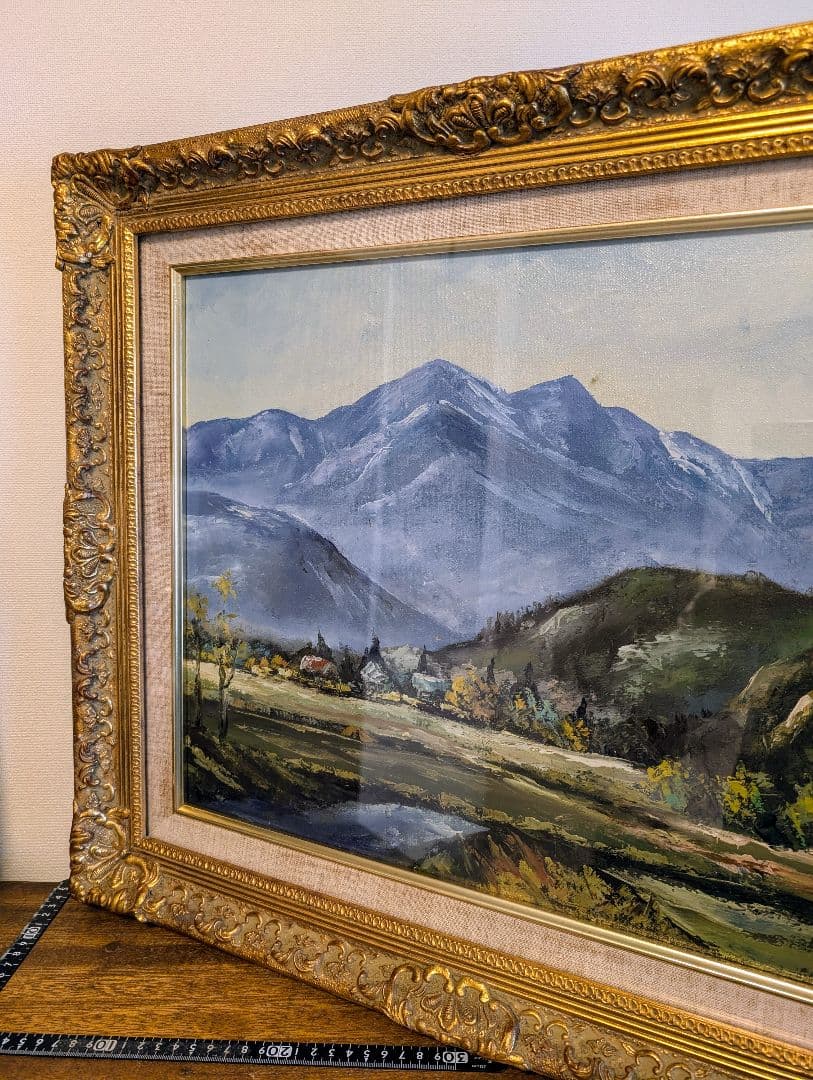 片瀬剛志　F8 油彩画　爺ケ岳御船春堂　広島出身　無所属　絵画　保証書付