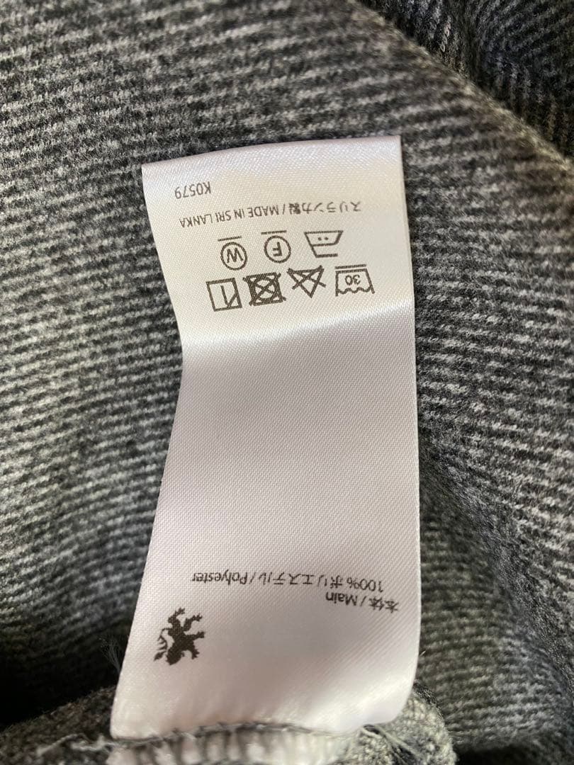 カペルミュール　フランネルニットシャツジャージkpls1039-GRY