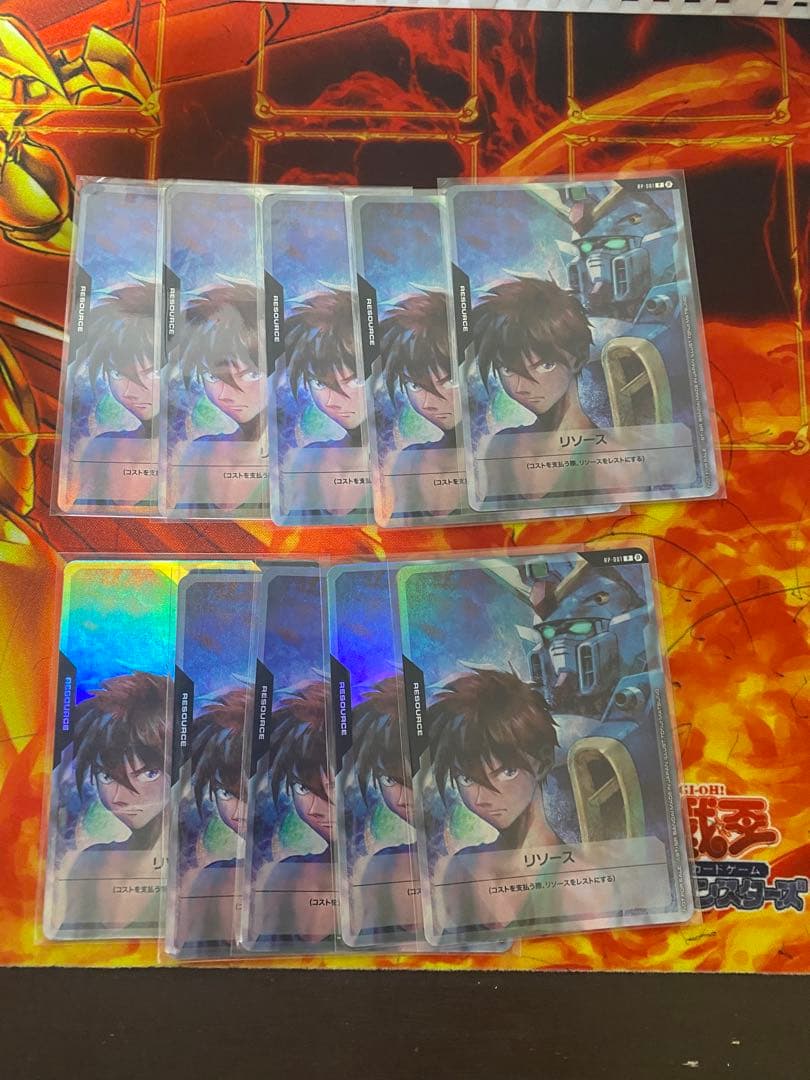 ガンダムカードゲーム　リソース　ヒイロ　10枚セット