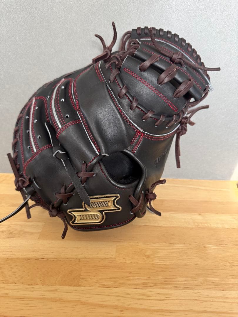 な*い様 お正月セール SSK プロエッジ 硬式キャッチャーミット ブラック×茶