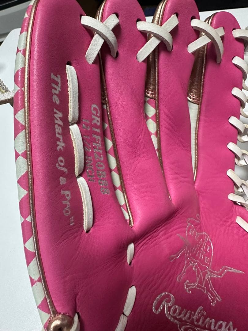 ローリングス　HOH 外野用グローブ　ピンク