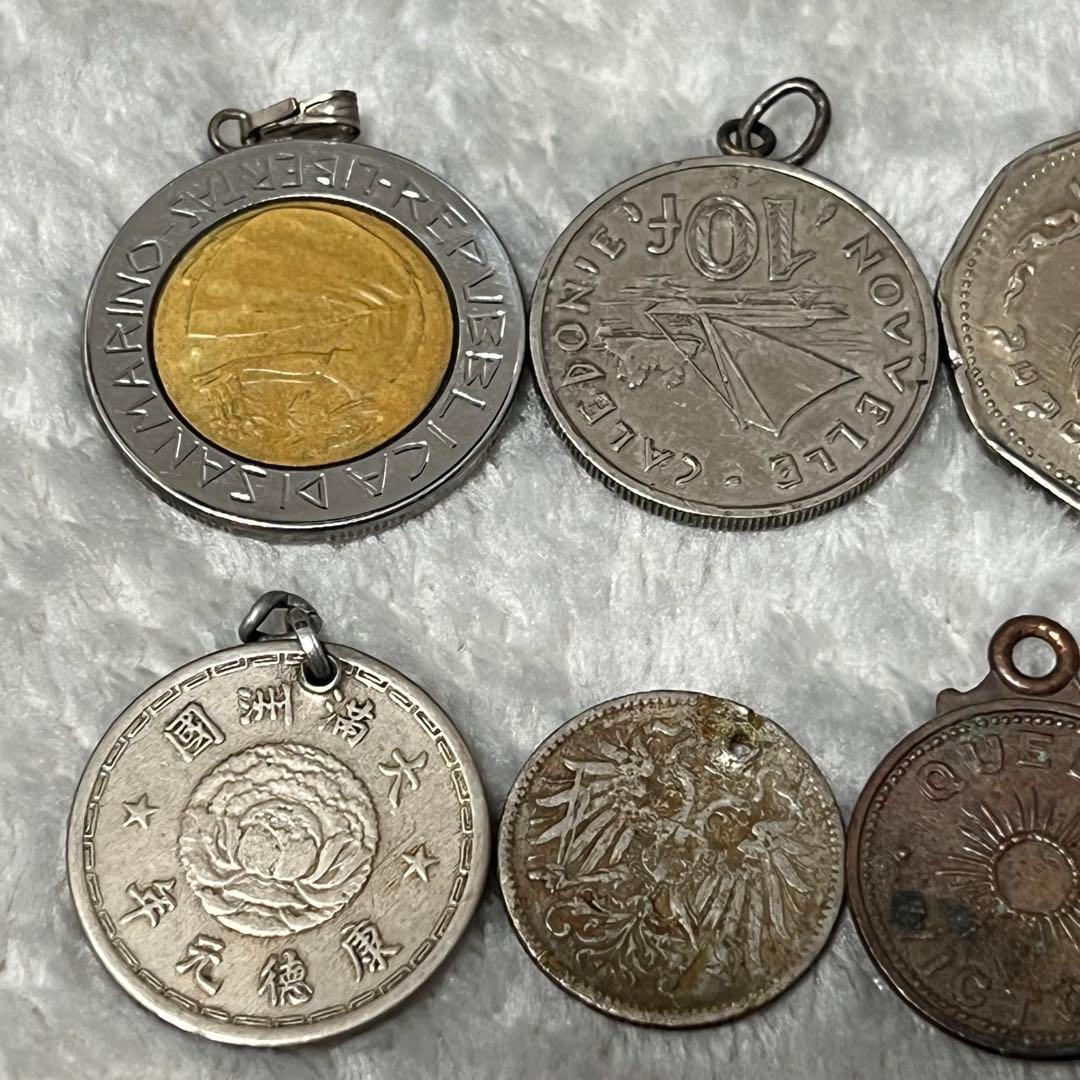ネックレス 古銭 詳細不明 コレクション整理品 遺品整理 記念硬貨　まとめ