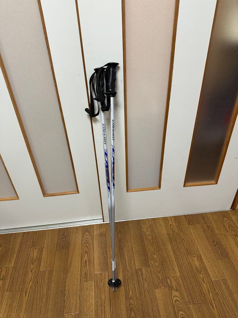 中古FISCHER スキー板155cm,ブーツ25.5cm,ストック110cm