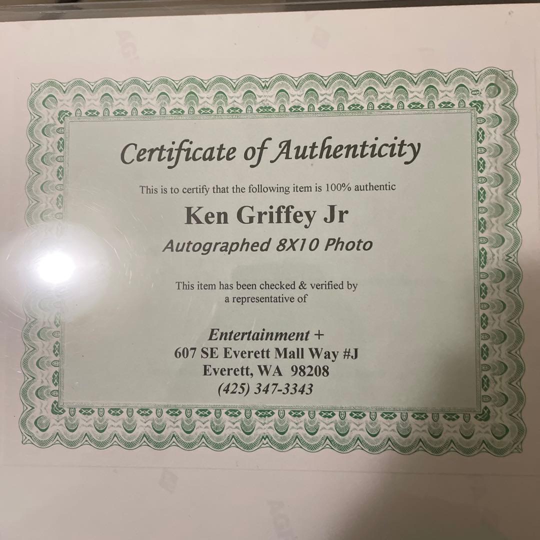 kグリフィーjr サインフォト