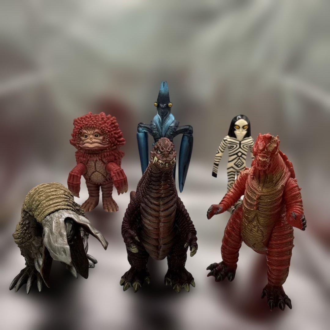 ウルトラマンパワード・シリーズ 怪獣・宇宙人フィギュア 6体セット