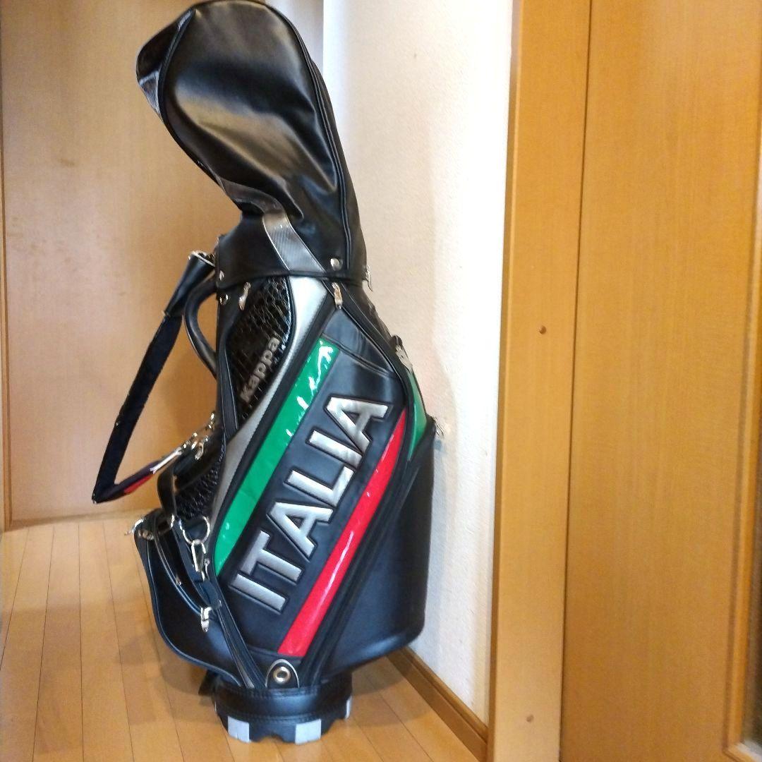 Kappa ITALIA キャディバッグ ブラック/グリーン/レッド