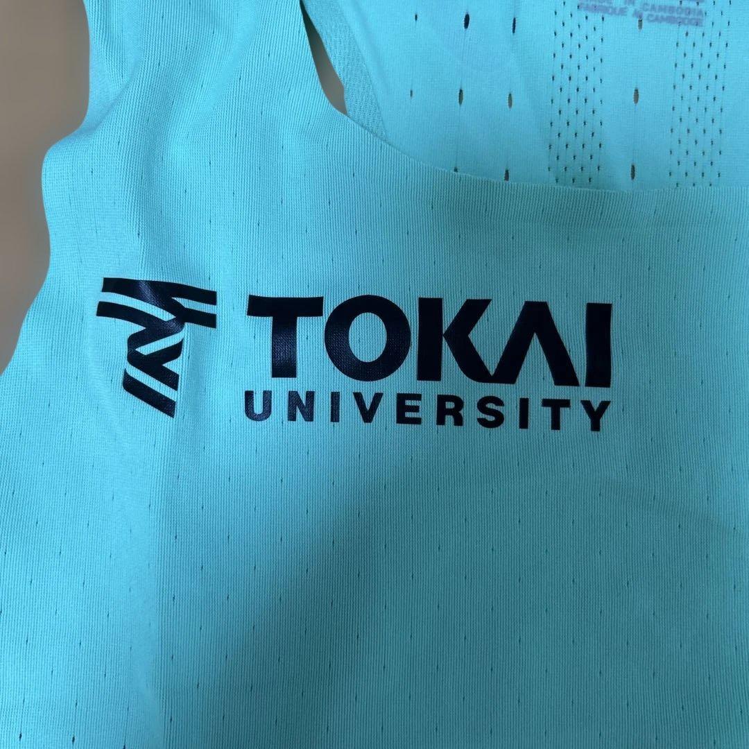 東海大学陸上部練習用エアロスイフトシングレット　サイズL 選手実使用