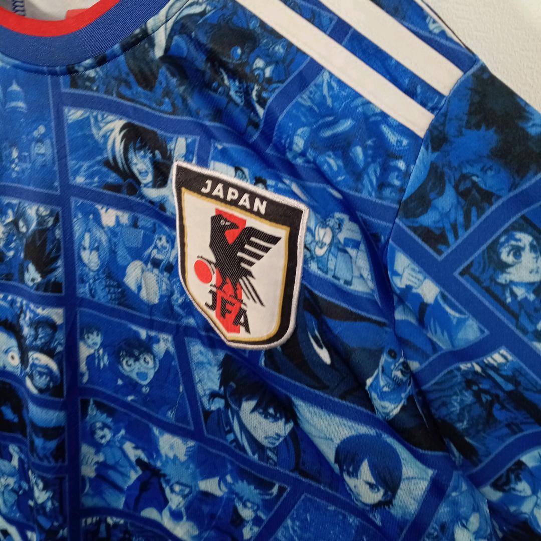 adidas SAMURAI BLUE 日本代表　ユニホーム　アニメコラボ L