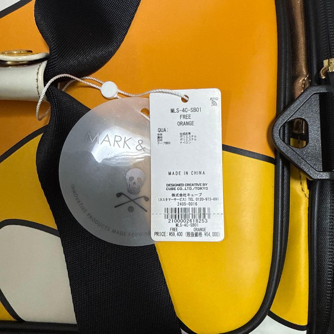 MARK & LONA スカルデザイン ゴルフボストンバッグ
