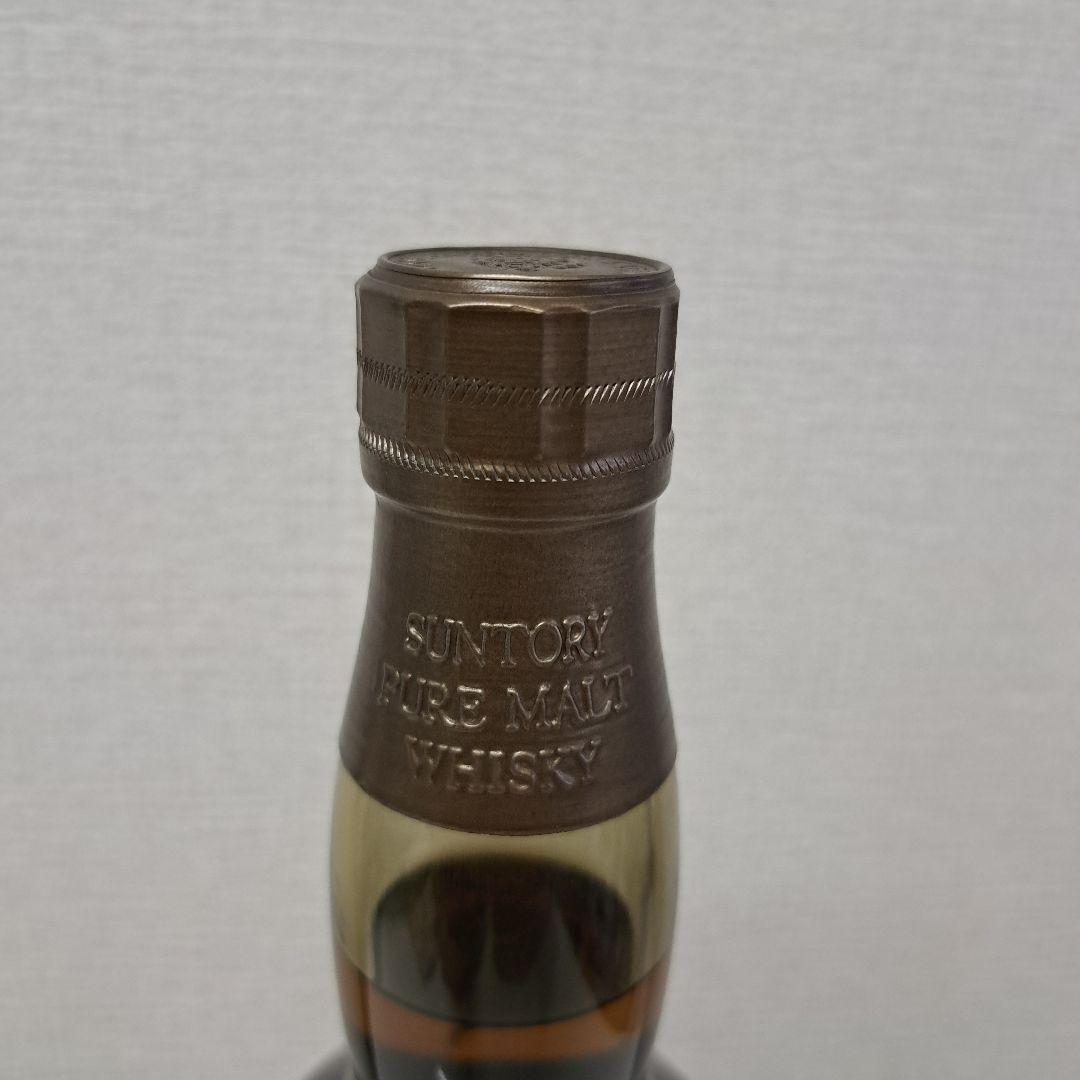 未開栓品 サントリー ピュアモルト ウイスキー 1991年 古樽仕上 竹炭濾過