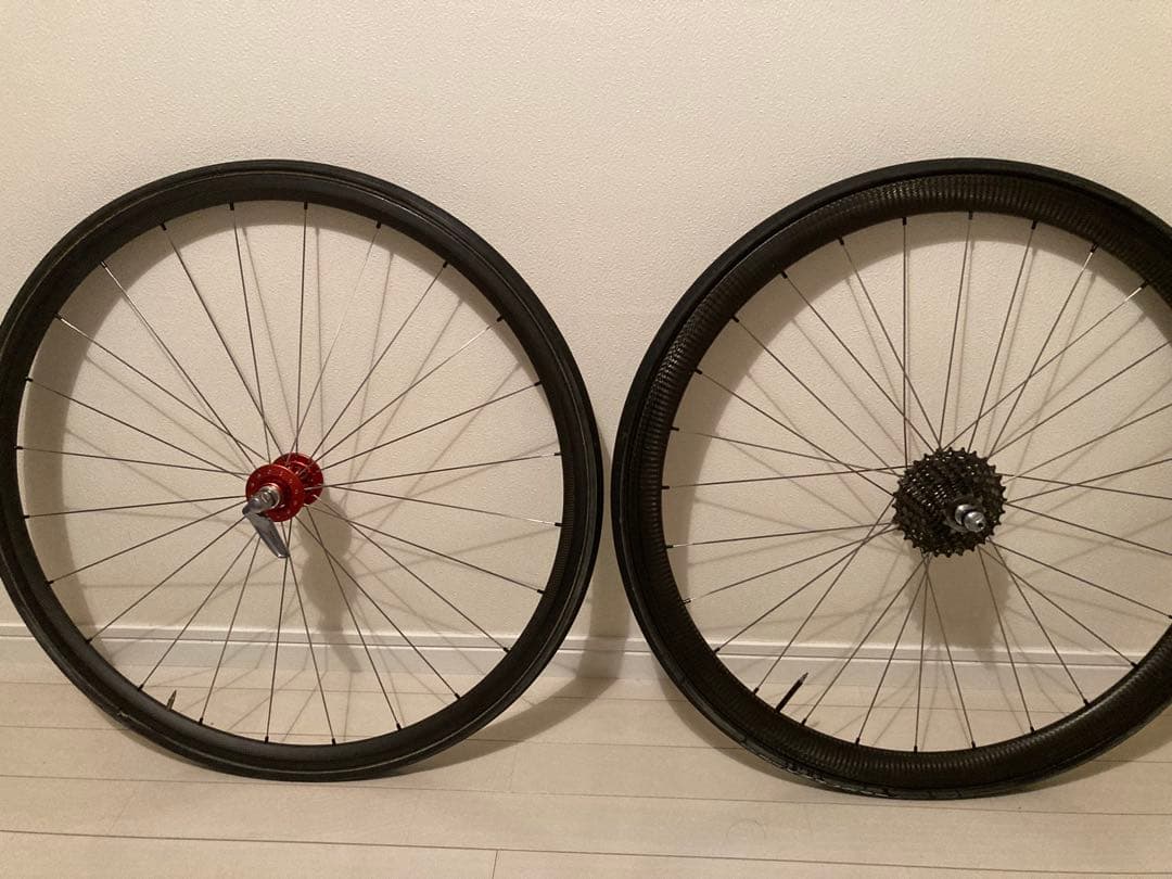 ゴキソクライマーハブカーボンチュブラーホイールセットシマノ11s