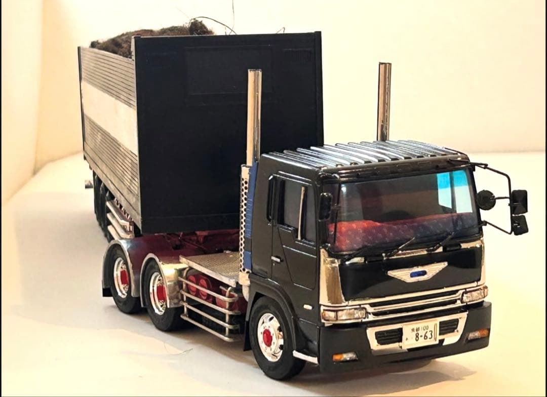 アオシマ　デコトラ　プラモデル　トレーラー　プロフィア　日野　テラヴィ