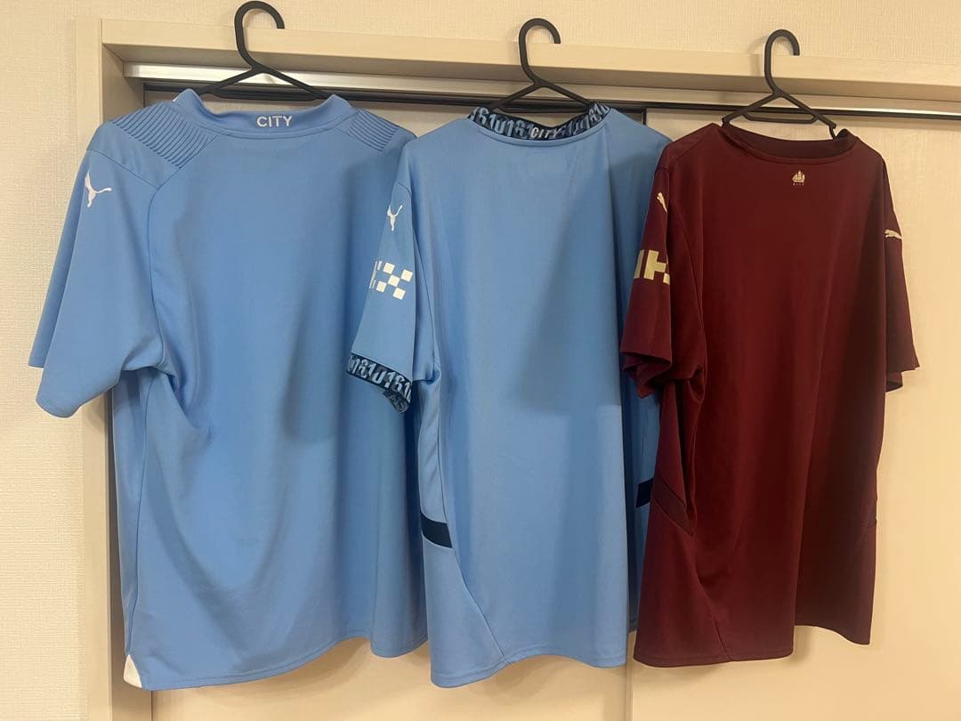 正規店KAMO購入 Puma マンチェスター シティ ユニフォーム3点セット