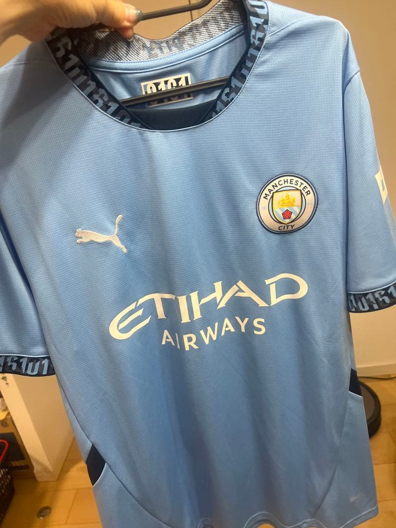 正規店KAMO購入 Puma マンチェスター シティ ユニフォーム3点セット