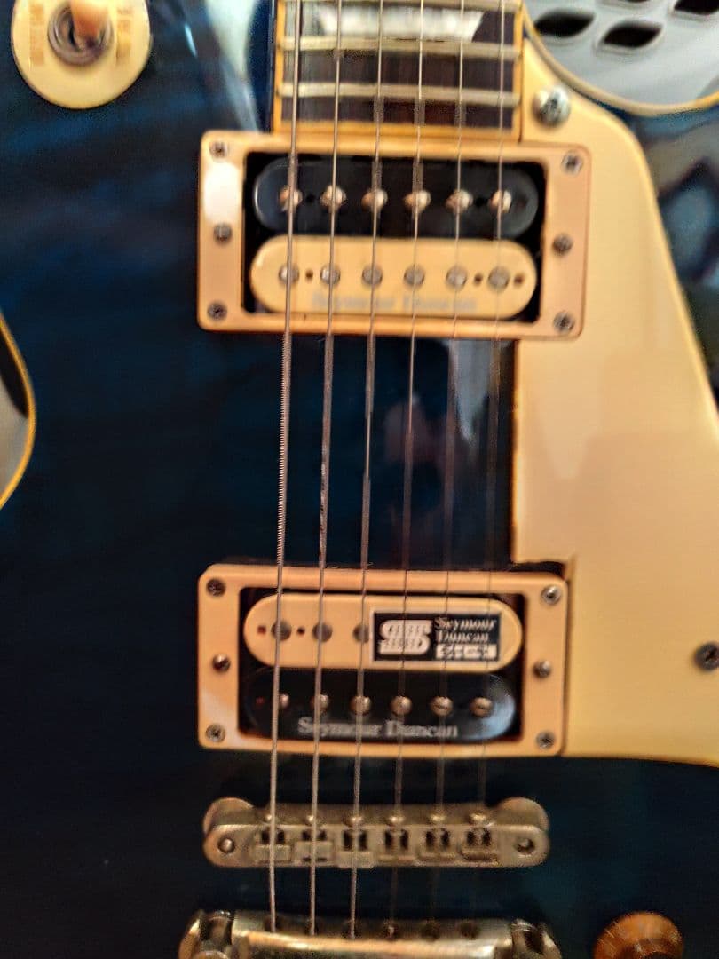 Edwardsレスポールエレキギター ブルー