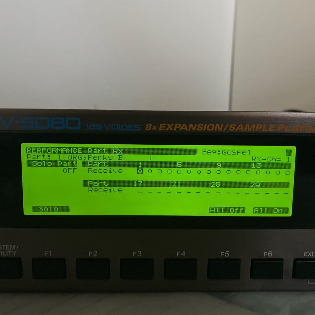 良品　完動品　Roland XV-5080ローランド 音源モジュール
