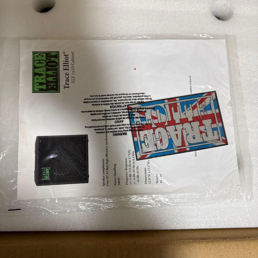 Trace Elliot 1x10 speaker cabinet ベースアンプ