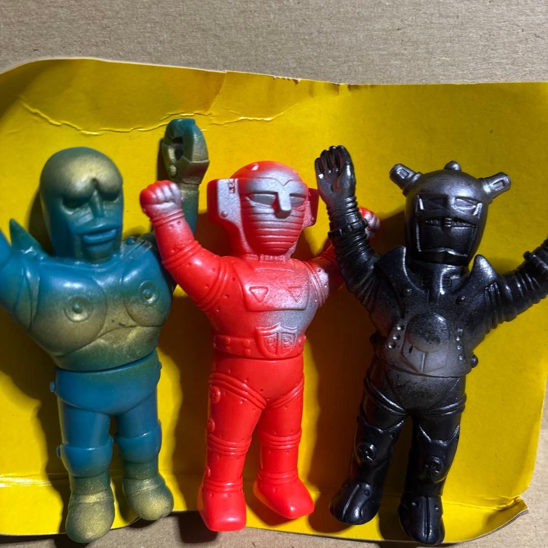 【中古品】ブルマァクのロボットシリーズ スーパーロボットレッドバロン 3体セット