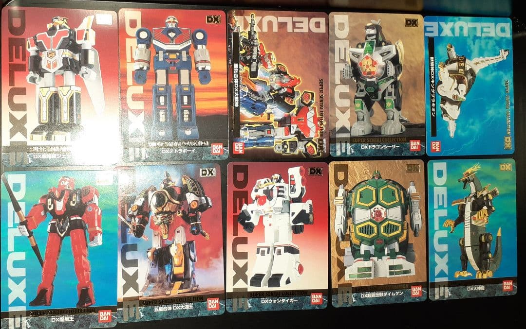 【非売品当時物】BANDAIスーパー戦隊コレクションDXロボカード40枚コンプ