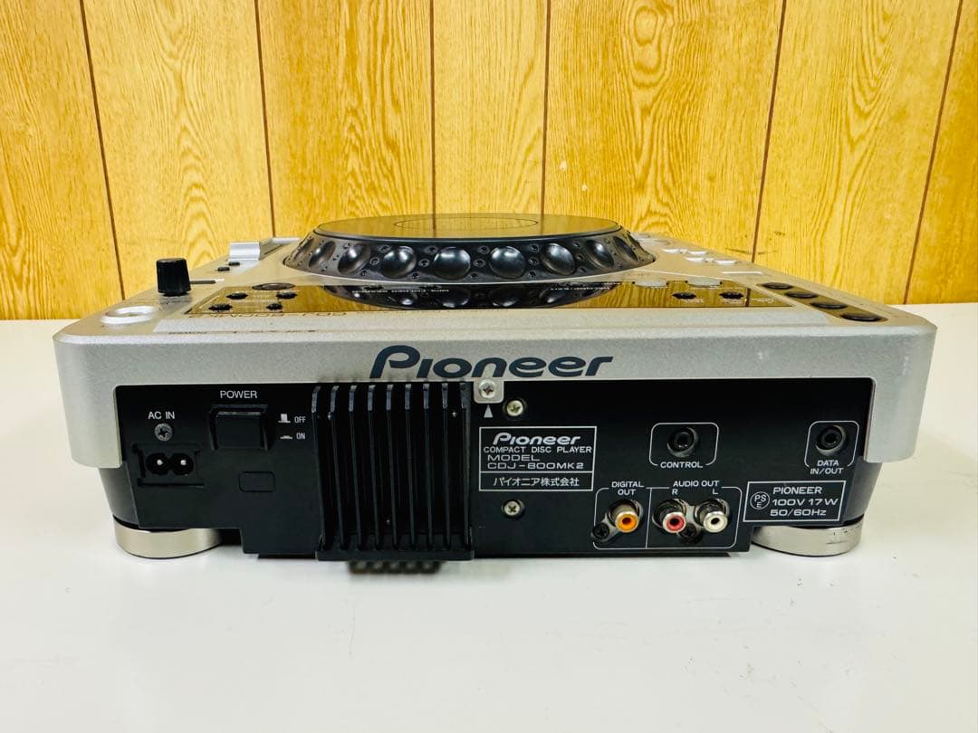 Pioneer CDターンテーブル CDJ-800MK2 パイオニア　①