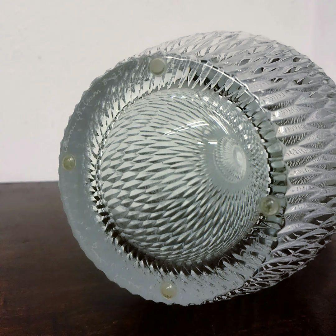 Anne Nilsson【Orrefors gallery】ガラス 花瓶　北欧