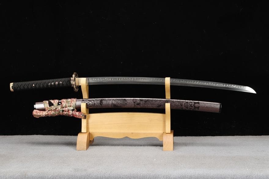 精品銅装T 10焼刃『万花』 日本刀 模造刀 居合刀 斬馬刀 龍泉剣 清剣 唐刀
