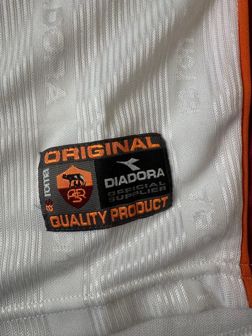 A.S. Roma DIADORA ホワイトシャツ M 中田英寿