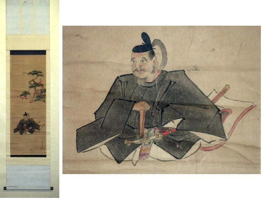 ♥掛軸　【古画】　【 天神様 】　掛け軸　在銘　骨董品