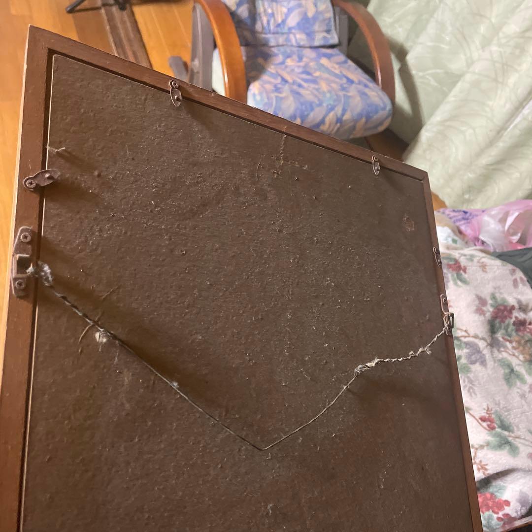 絵画　女性　油絵　直筆の本物です！