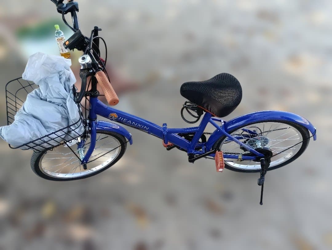 JEAPATIN 20インチ 折りたたみ自転車7段変速