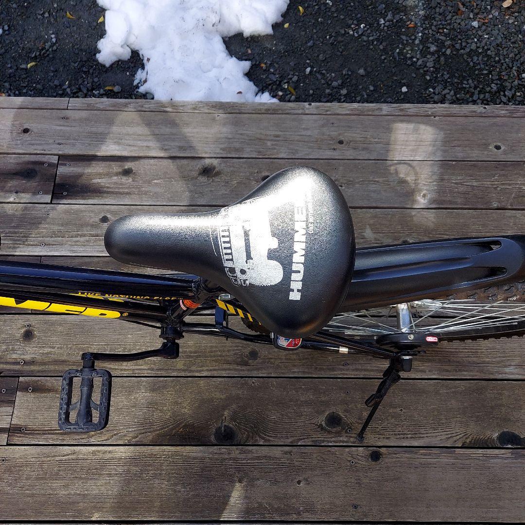 HUMMER キッズサイクル 黒/黄色24型6段ギア長浜市～南彦根まで配送無料