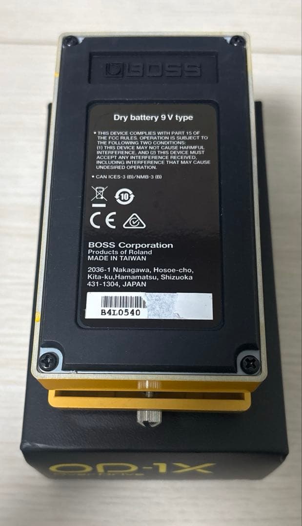 BOSS OD-1X ディストーション・オーバードライブ