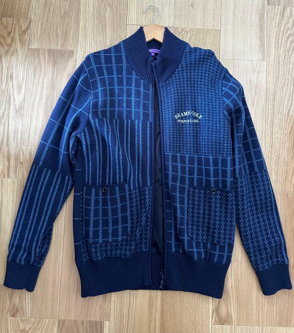 BEAMS GOLF PURPLE LABEL / ニットジップブルゾン