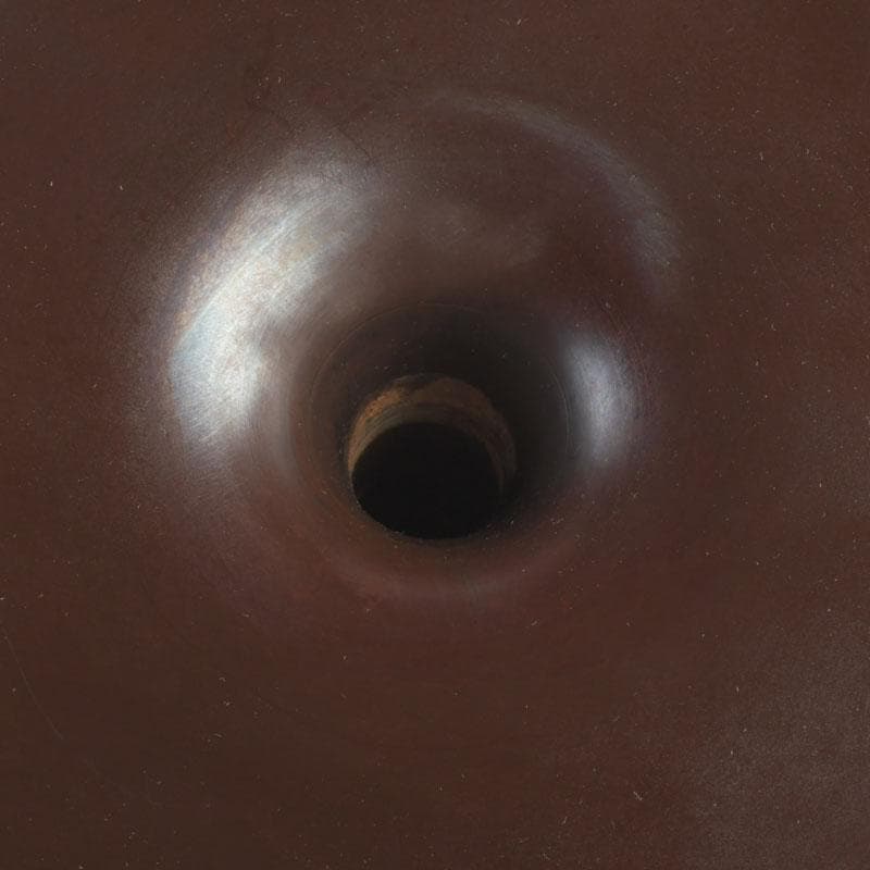 spring　八尾祥栄作　鋳銅　桔梗形　一文字　花入　共箱　C　9390