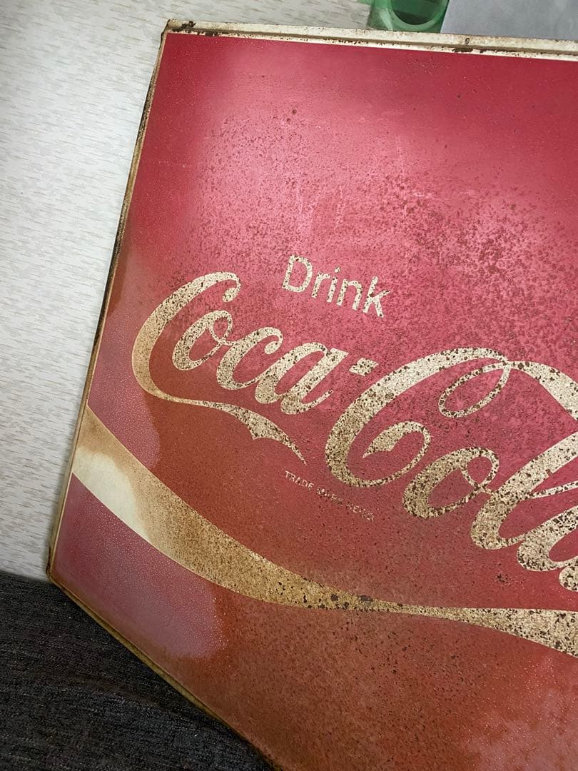 コカコーラ　特大看板　ブリキ　コレクション　商店　ヴィンテージ　昭和レトロ
