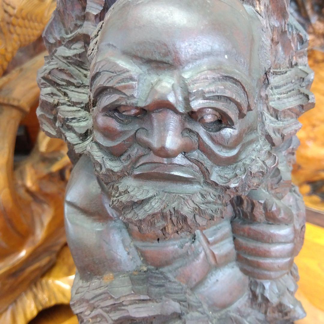 達磨大師　1本木　置物　レトロ　アンティーク