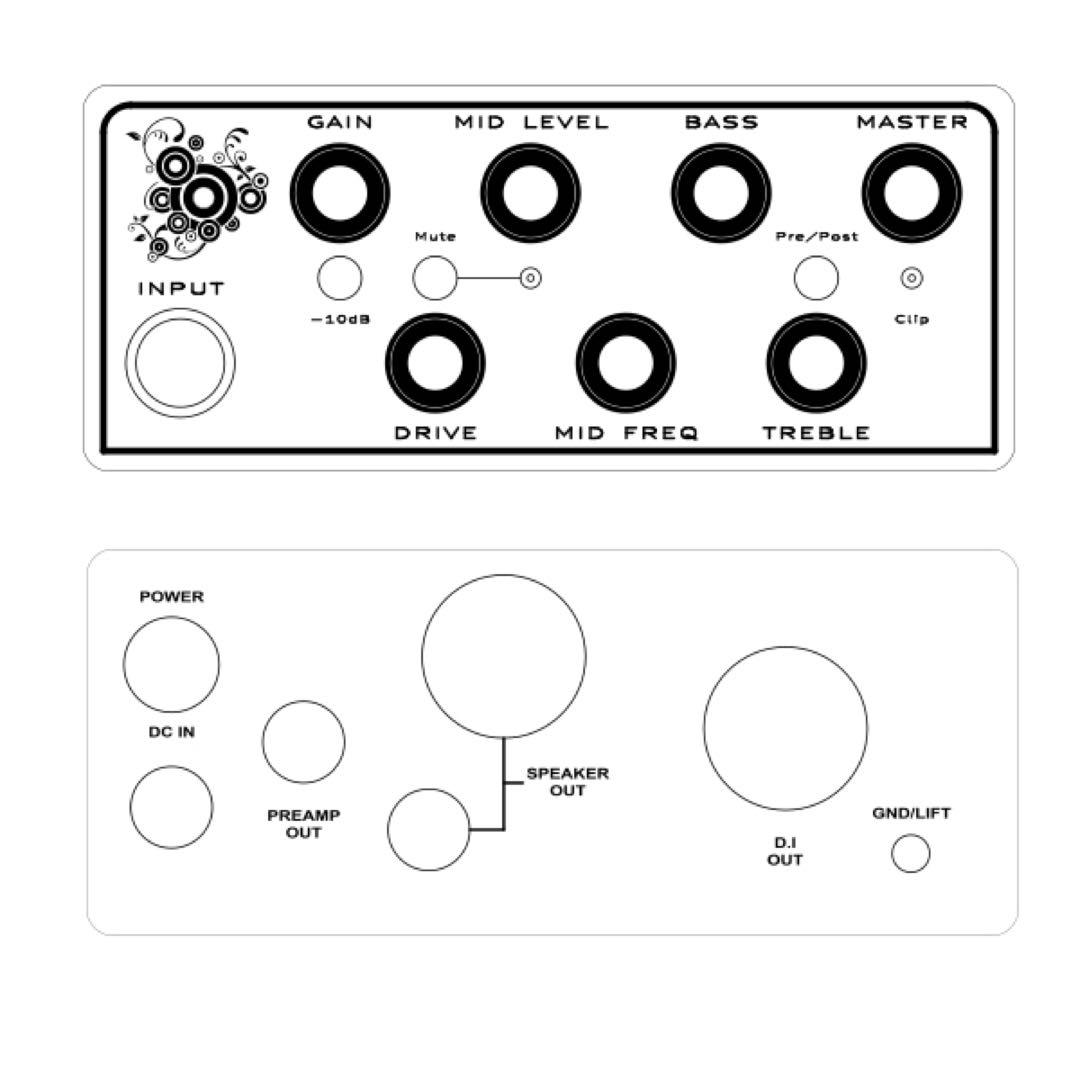 Aguilar Tone Hammer クローン ハンドメイドアンプ