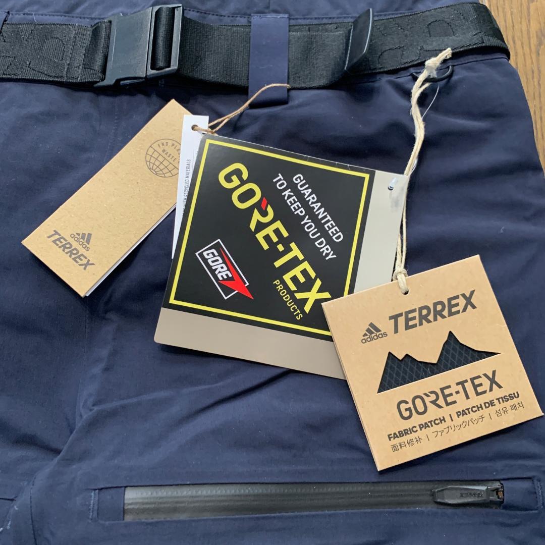 アディダス　スノー　ビブパンツ　ゴアテックス　スノーボードウェア　M　ネイビー