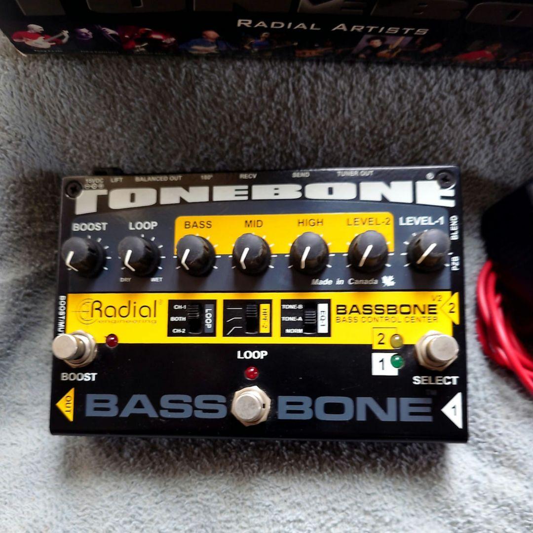 Radial BASSBONE V2 ベースプリアンプ　中古品
