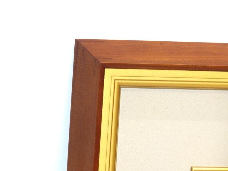 【1856】真作 田河水泡 「のらくろ」 水墨 色紙に豪華額装 サイン 落款