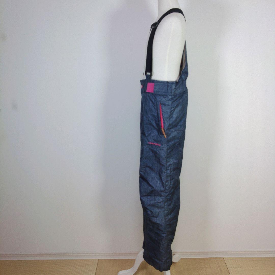 スキーウェア　140cm　女の子　キッズ　子供　ピンク　青　ゴーグル　ニット帽